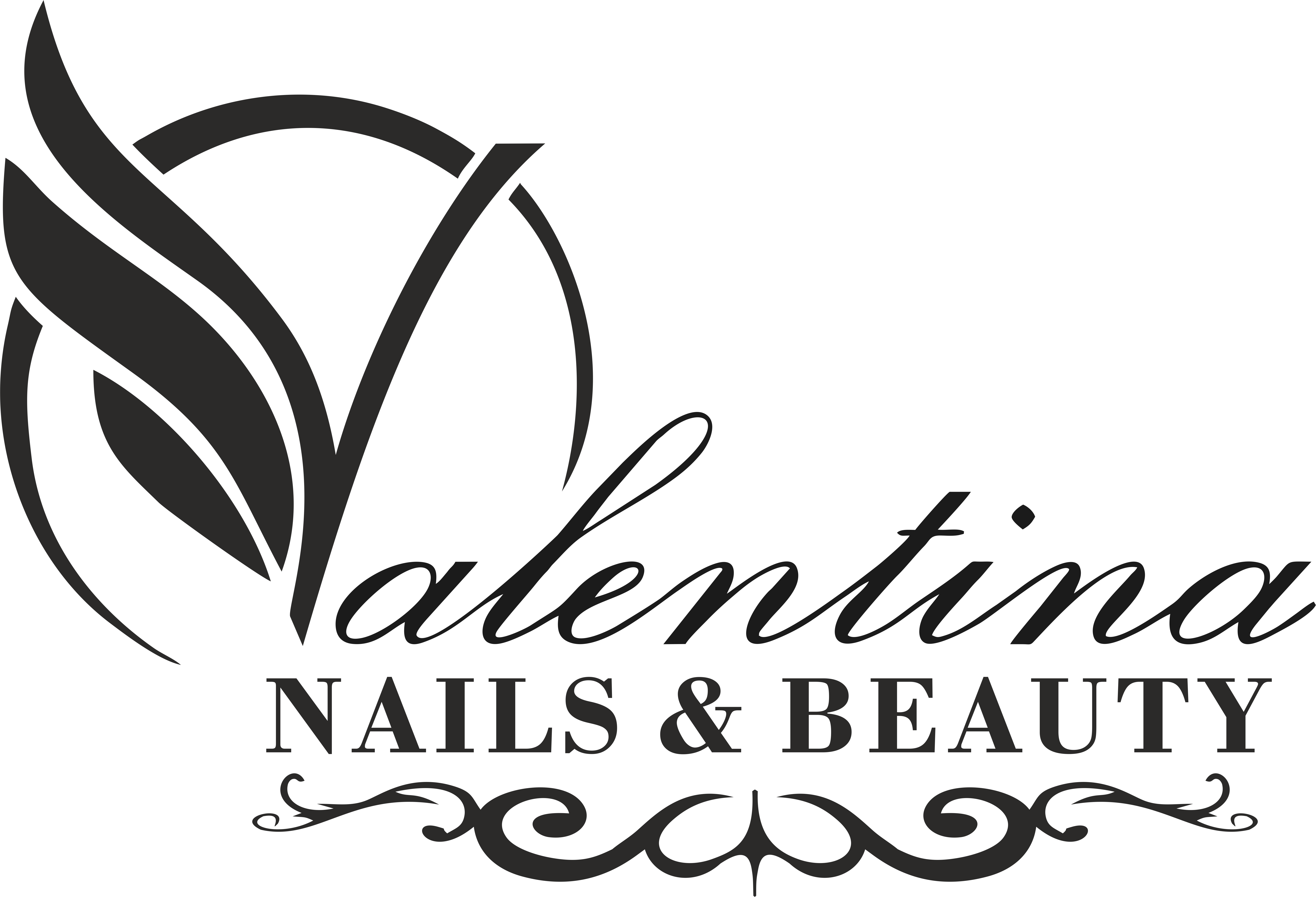 valentina nails & beauty logo